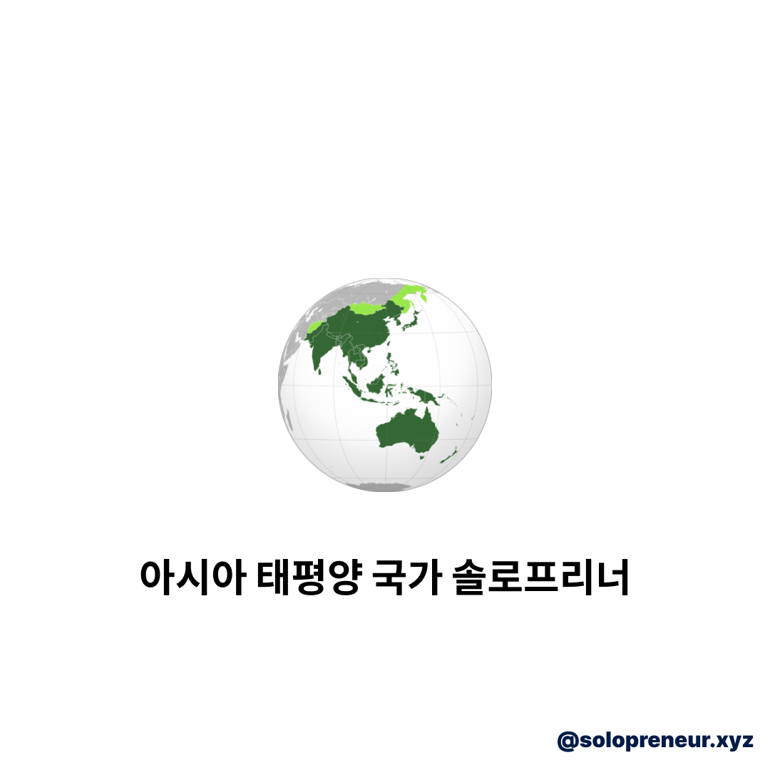 아시아 태평양 국가 솔로프리너